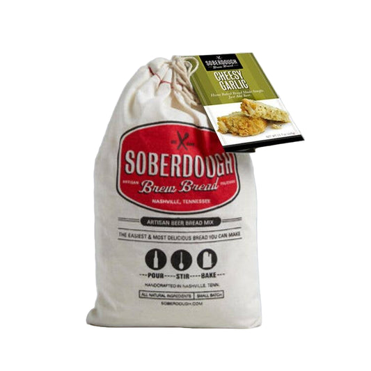 Soberdough Cheesy Garlic Brew Bread