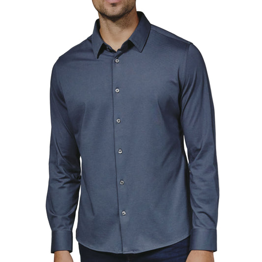 7 Diamonds Slate Girona Long Sleeve Shirt