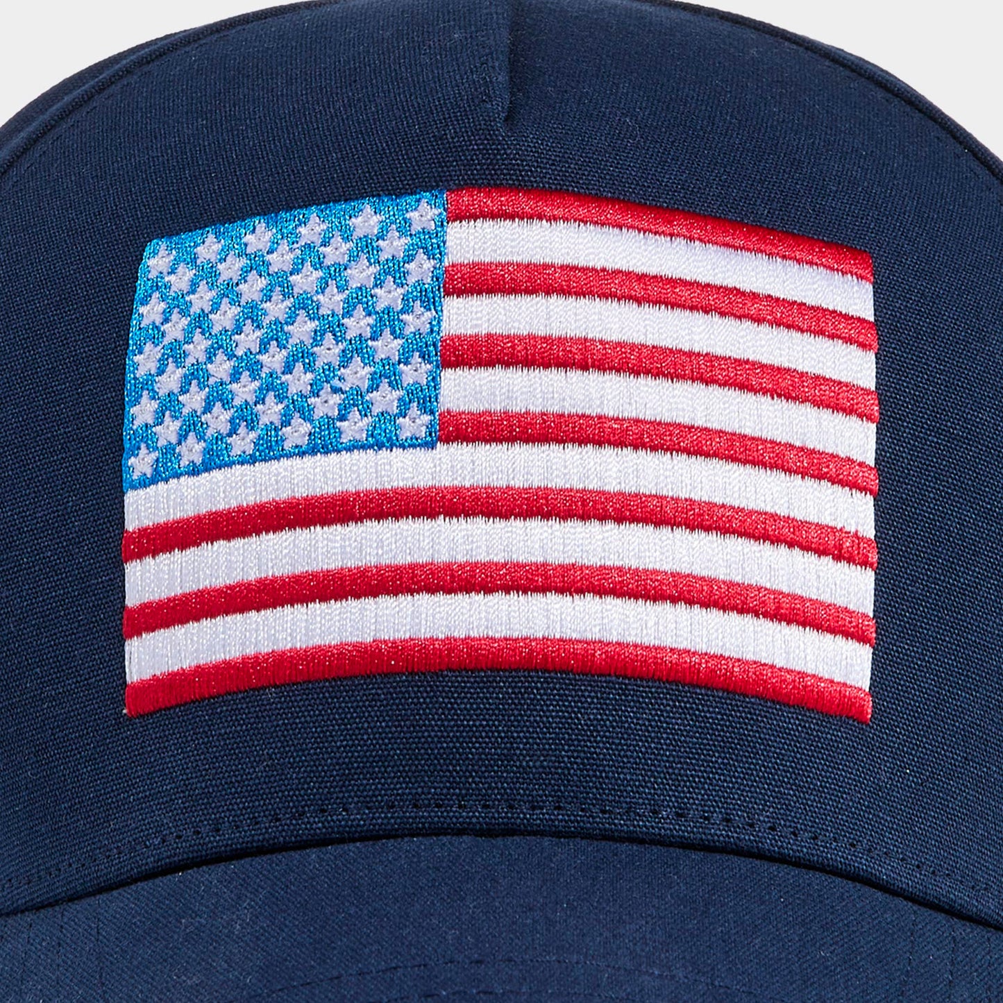 Vineyard Vines Blue Blazer High Profile American Flag Trucker Hat