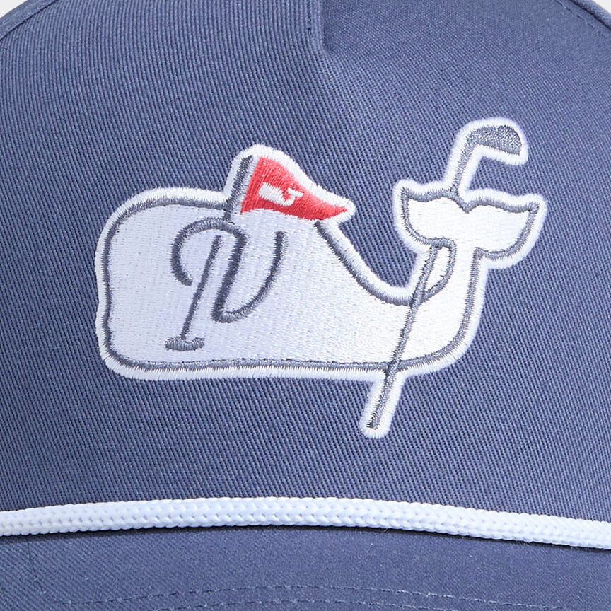 Vineyard Vines Blue Heron Golf Whale Hi-Pro 5-Panel Hat