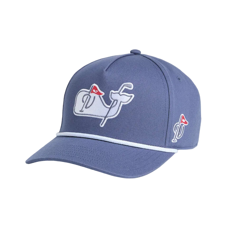Vineyard Vines Blue Heron Golf Whale Hi-Pro 5-Panel Hat