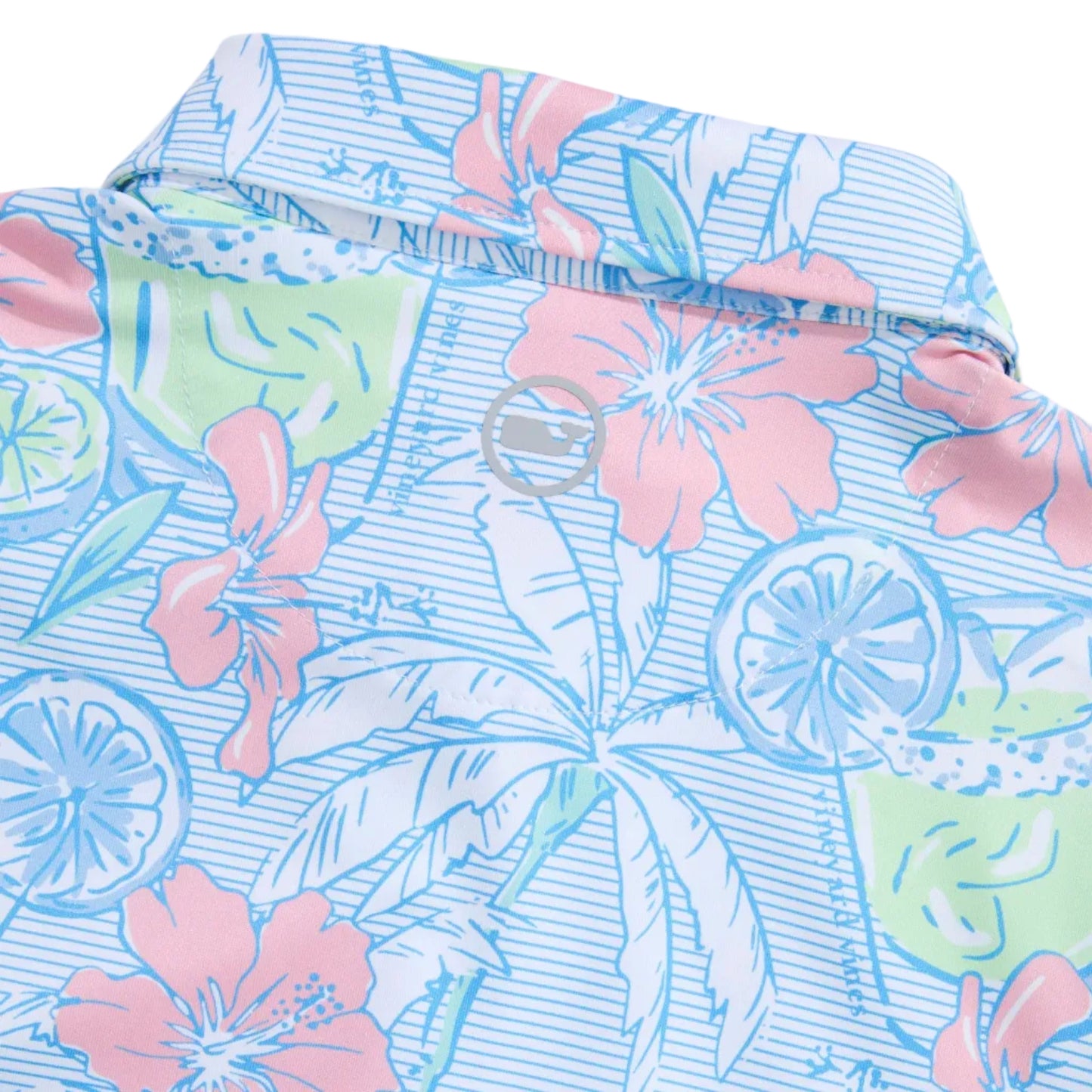 Vineyard Vines White Florita Sankaty Polo