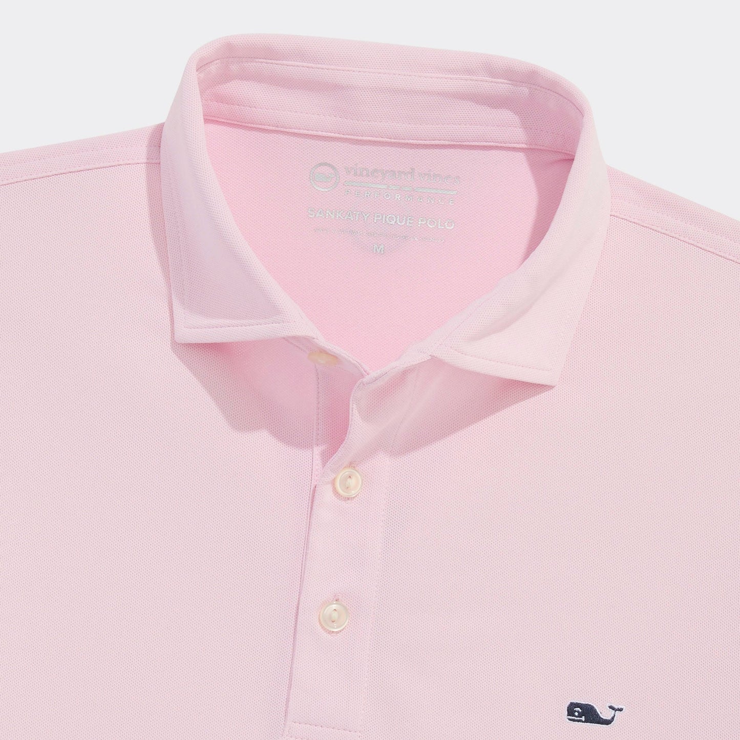 Vineyard Vines Pink Drink Performance Pique Sankaty Polo