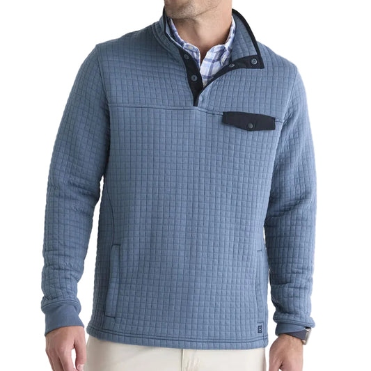 Vineyard Vines Blue Heron Quilted Navigator Quarter-Snap