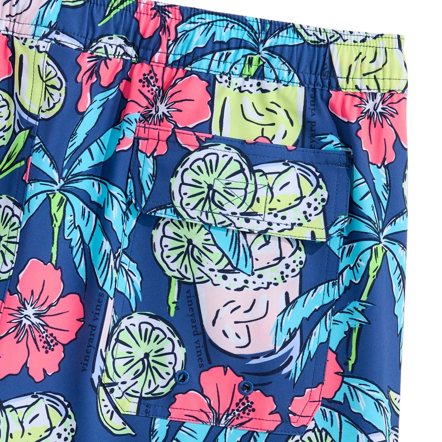 Vineyard Vines Moonshine 7 Inch Short Liner Chappy Swim Trunks