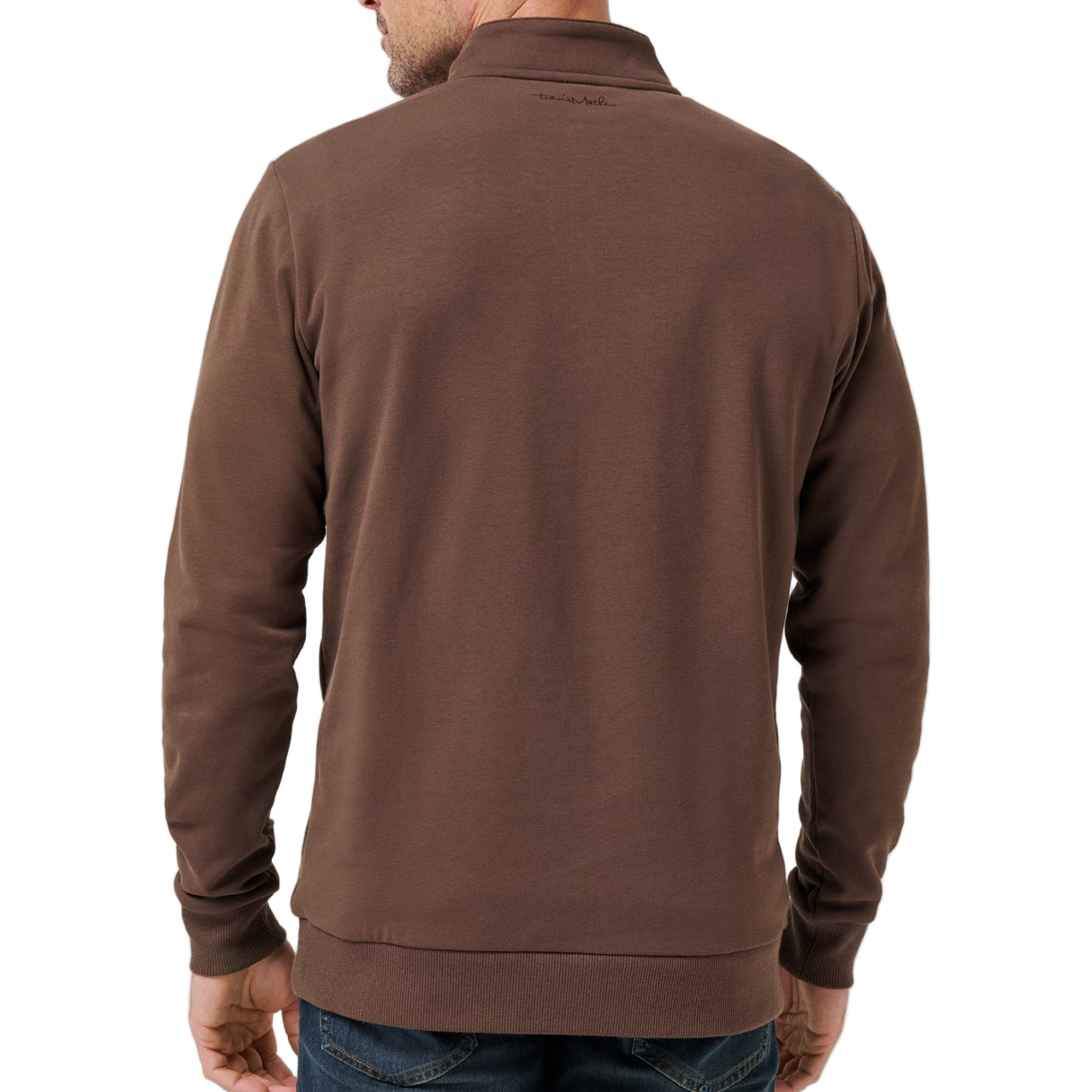 TravisMathew Maple Chocolate Brown Quarter Zip