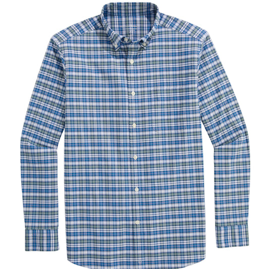 Vineyard Vines Balsam Faraway Plaid Performance Cotton Shirt