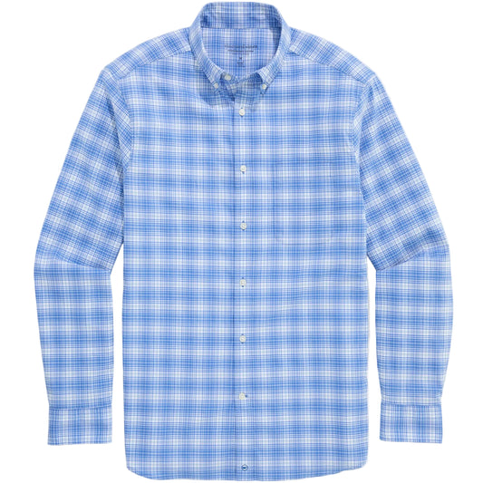 Vineyard Vines Swizzle Stick Plaid Performance Cotton Shirt