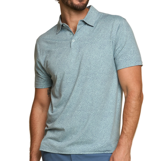 Fundamental Coast Surf Stripe Dot Polo