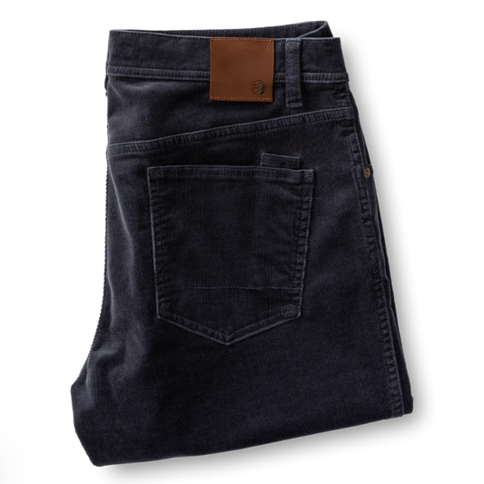 Holston Corduroy Five Pocket Pant in Ink Blue