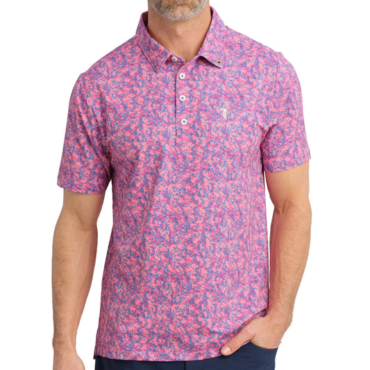 William Murray Pink Floral Polo