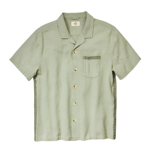 Marine Layer Shadow Embroidered Resort Shirt