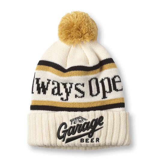 Garage Beer Pom Pom Beanie