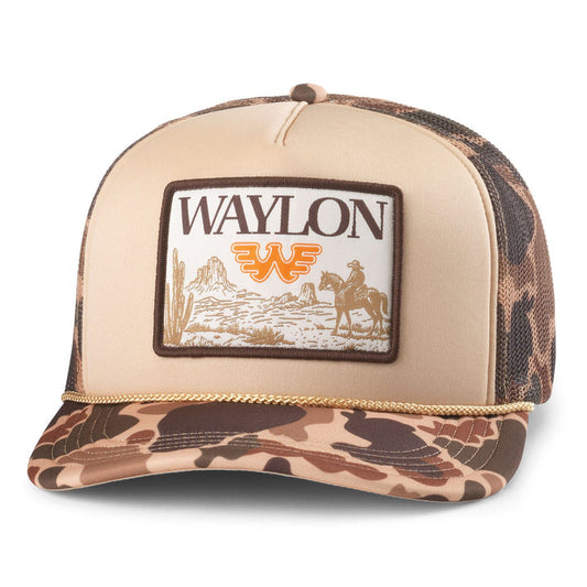 Waylon Jennings Camo Hat