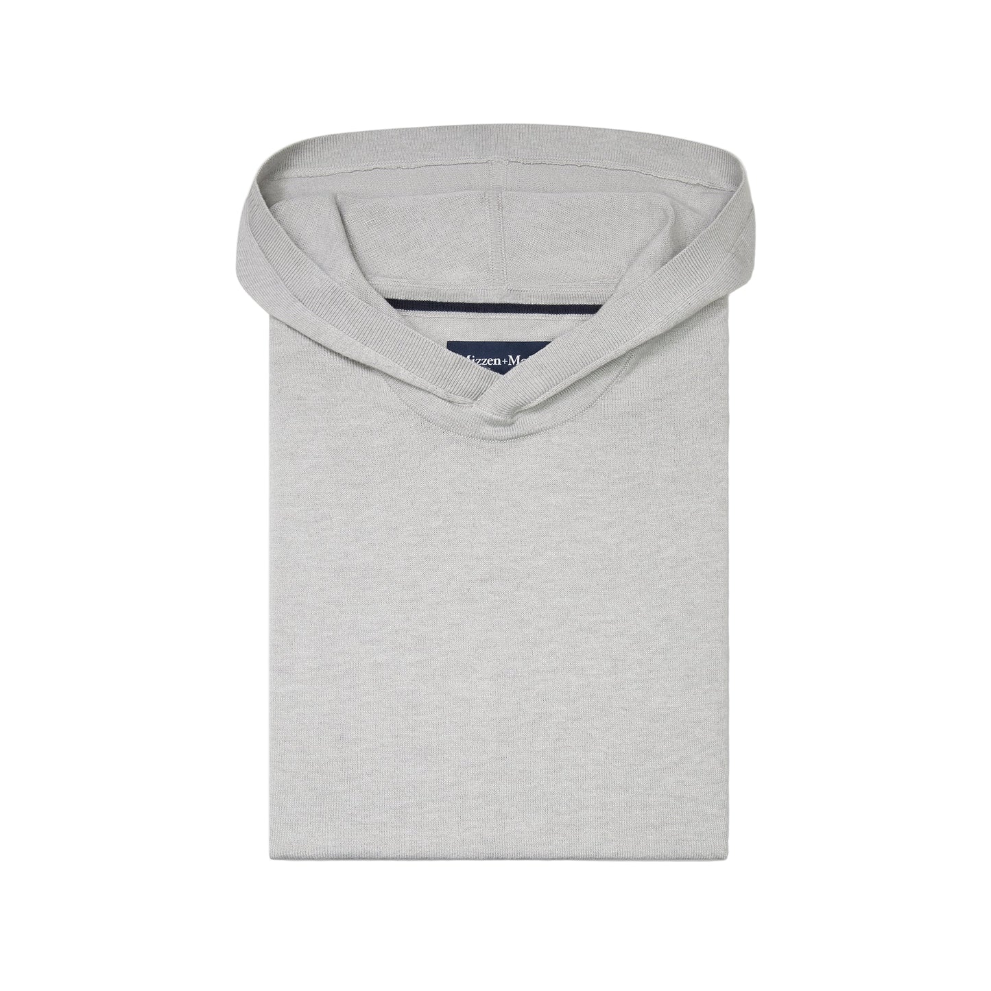 Mizzen+Main Grey Heritage Sweater Hoodie