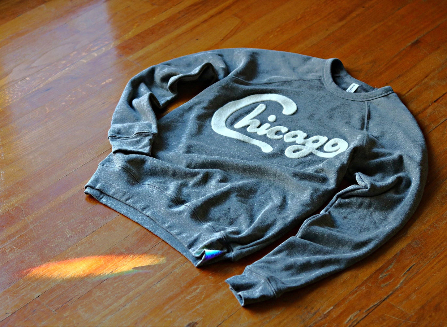 Chicago Felt Applique Crewneck