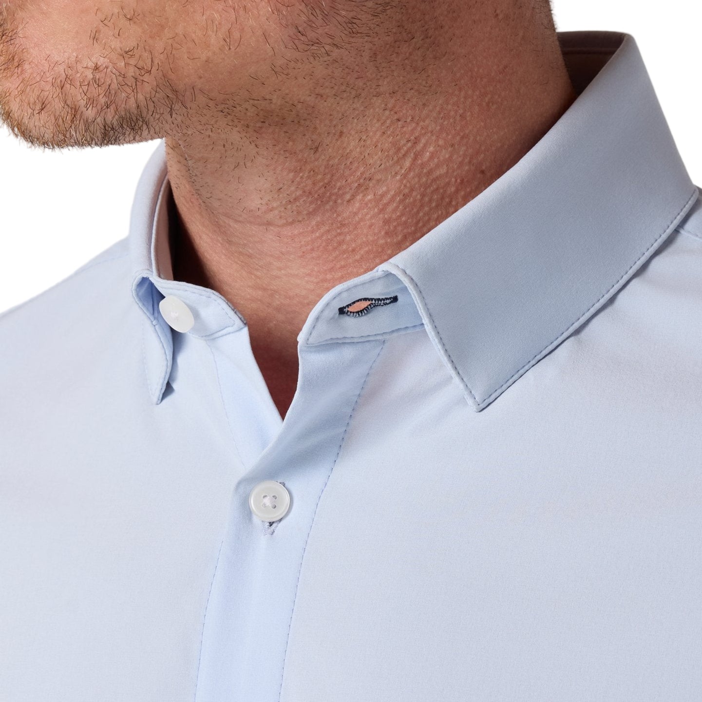 Mizzen+Main Light Blue Leeward Long Sleeve Shirt