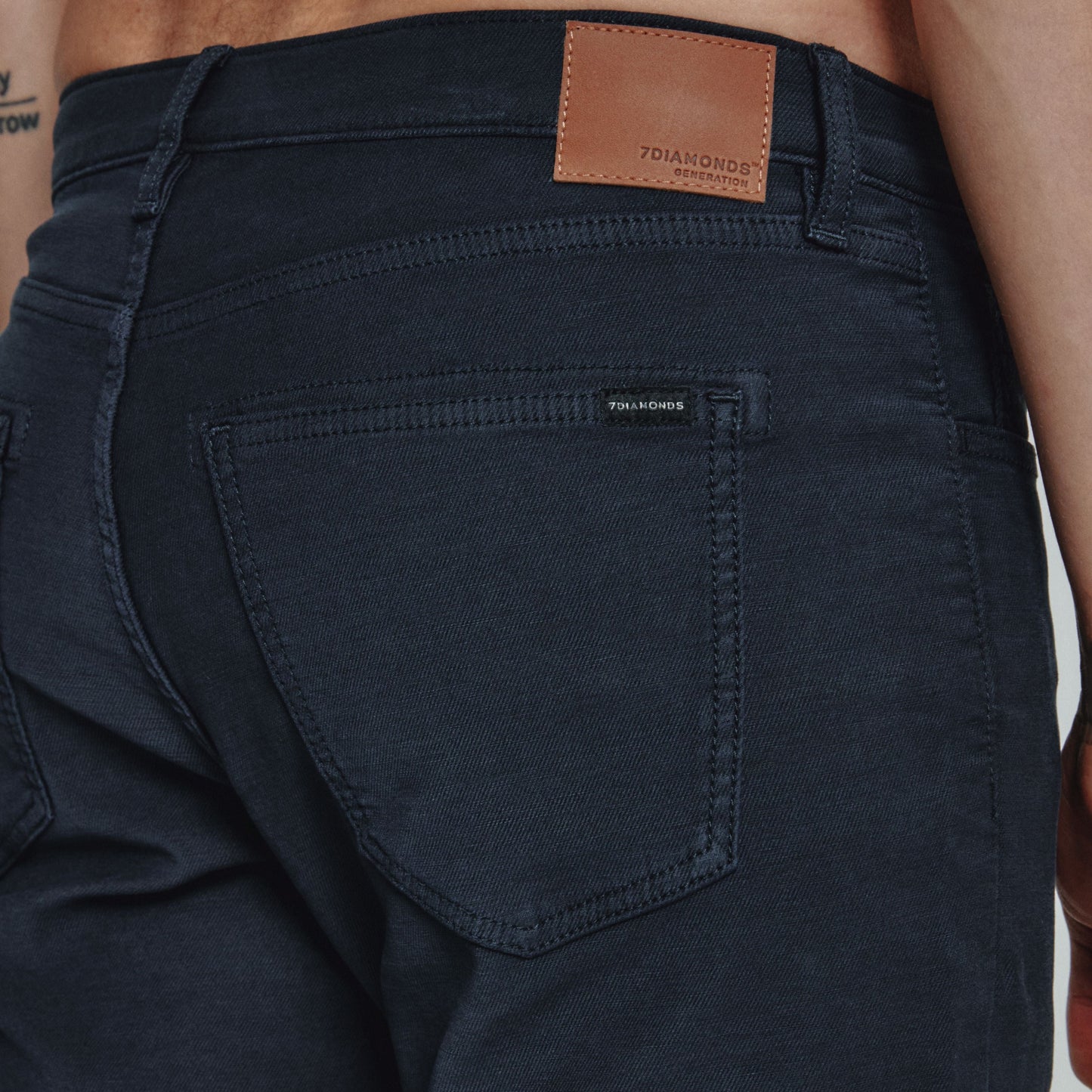 7 Diamonds Navy Generation Five Pocket Pant