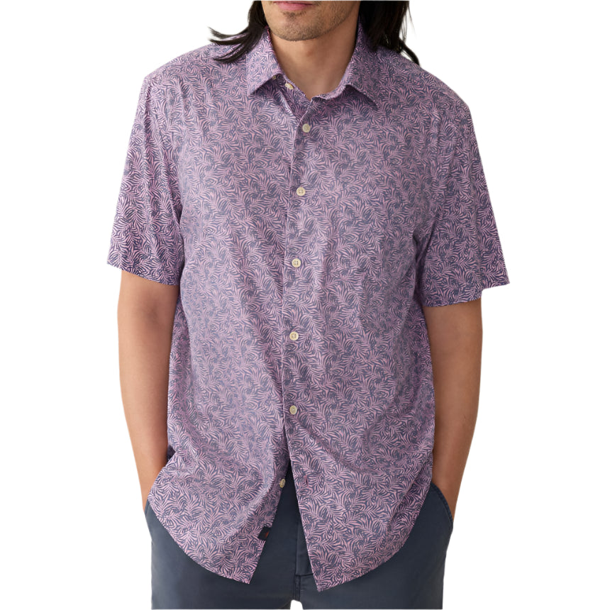 Faherty Lavender Sky Movement Monterrey Shirt