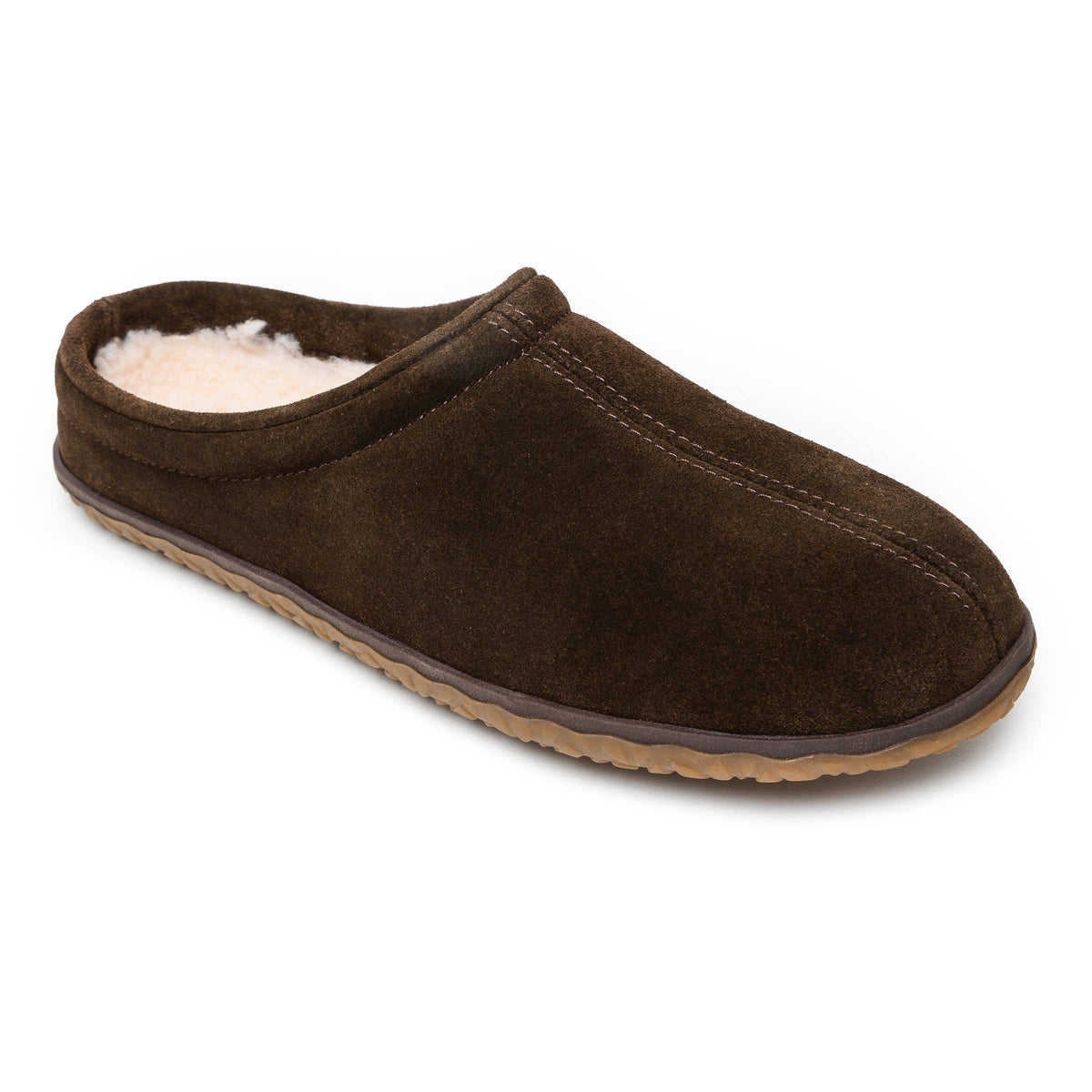 Indoor Outdoor Suede Cozy Berber Clog Slipper