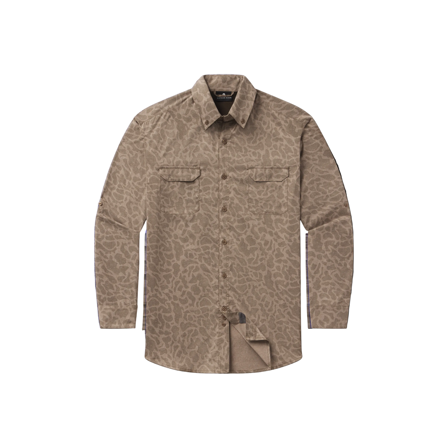 Southern Marsh Stone Brown Camo Merida Mar Performance Shirt