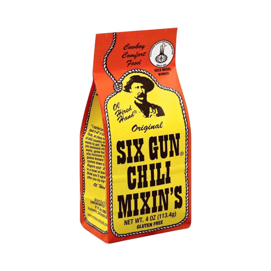 Six Gun Chili Mixin's – Award-Winning Texas Chili Seasoning