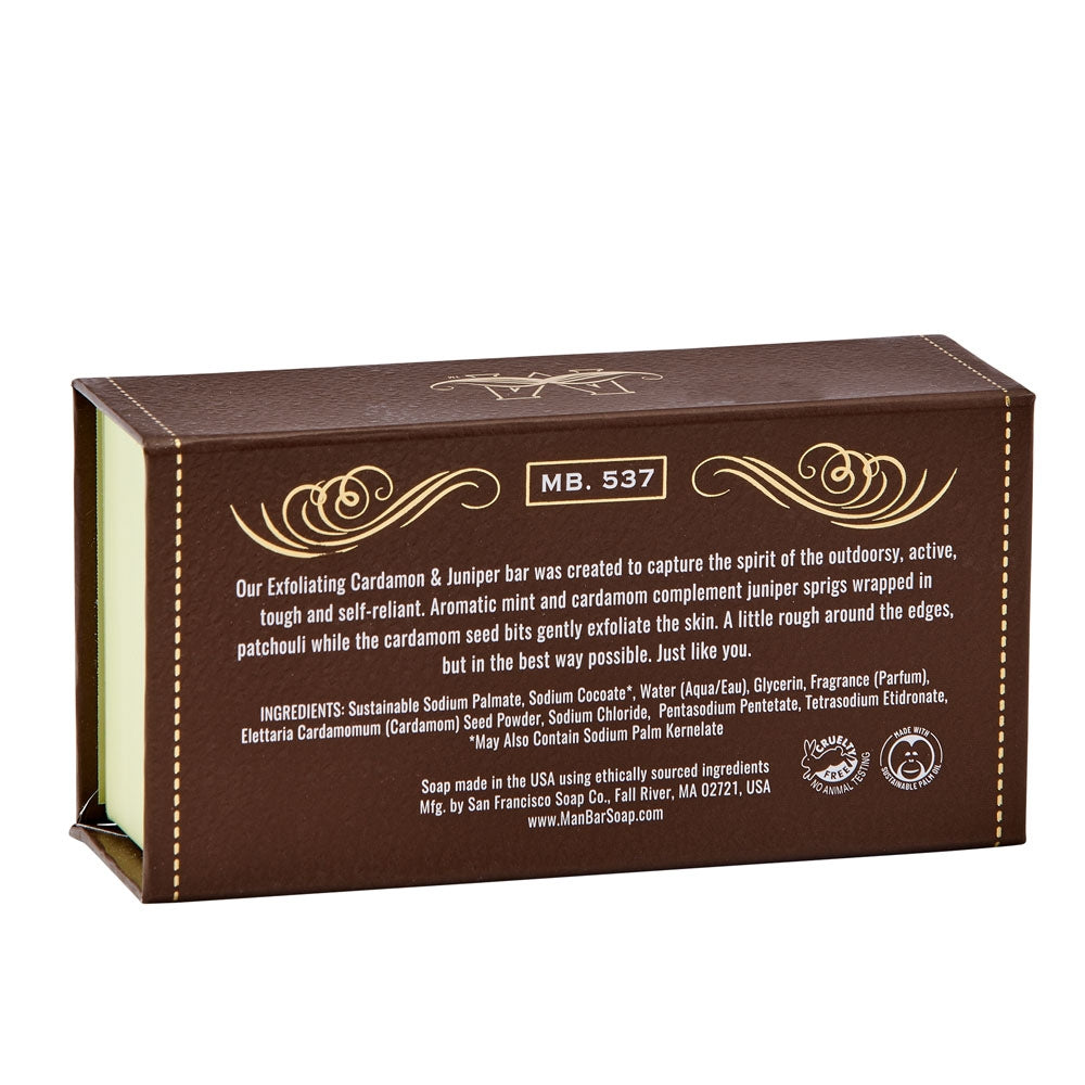 Man Bar Cardamom & Juniper Soap