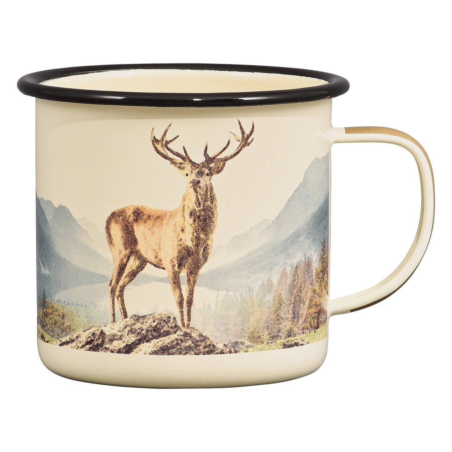 Enamel Mug - Stag, 17oz