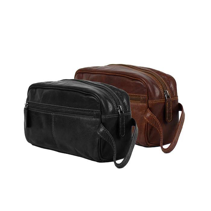 Leather Banff Toiletry Bag