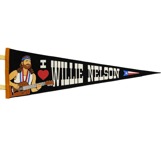 I Heart Willie Nelson Pennant