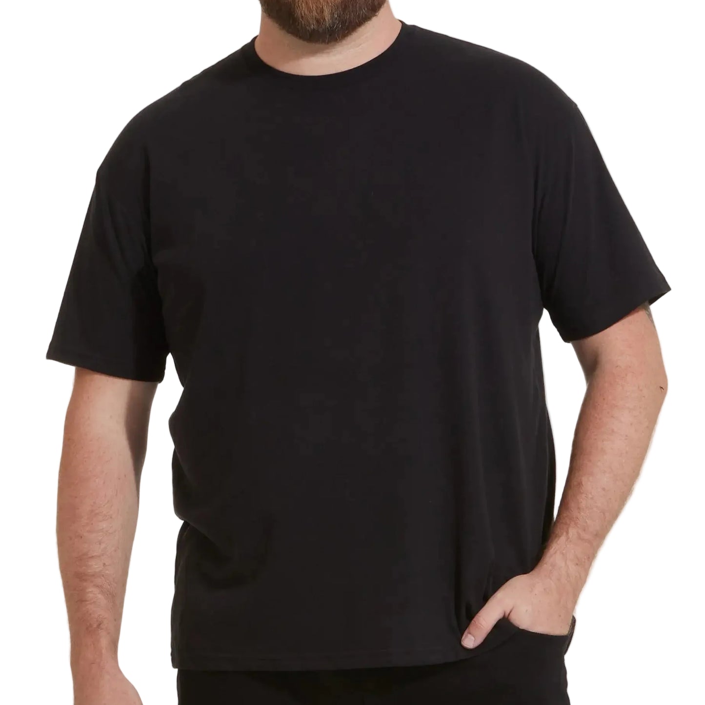True Classic Black Short Sleeve Tee