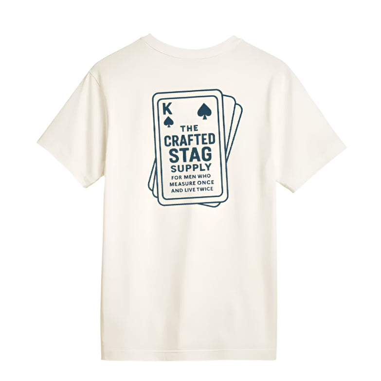 The Crafted Stag Playing Card Tee