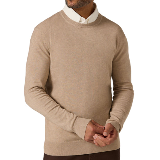 7 Diamonds Tan Alcott Crewneck Sweater