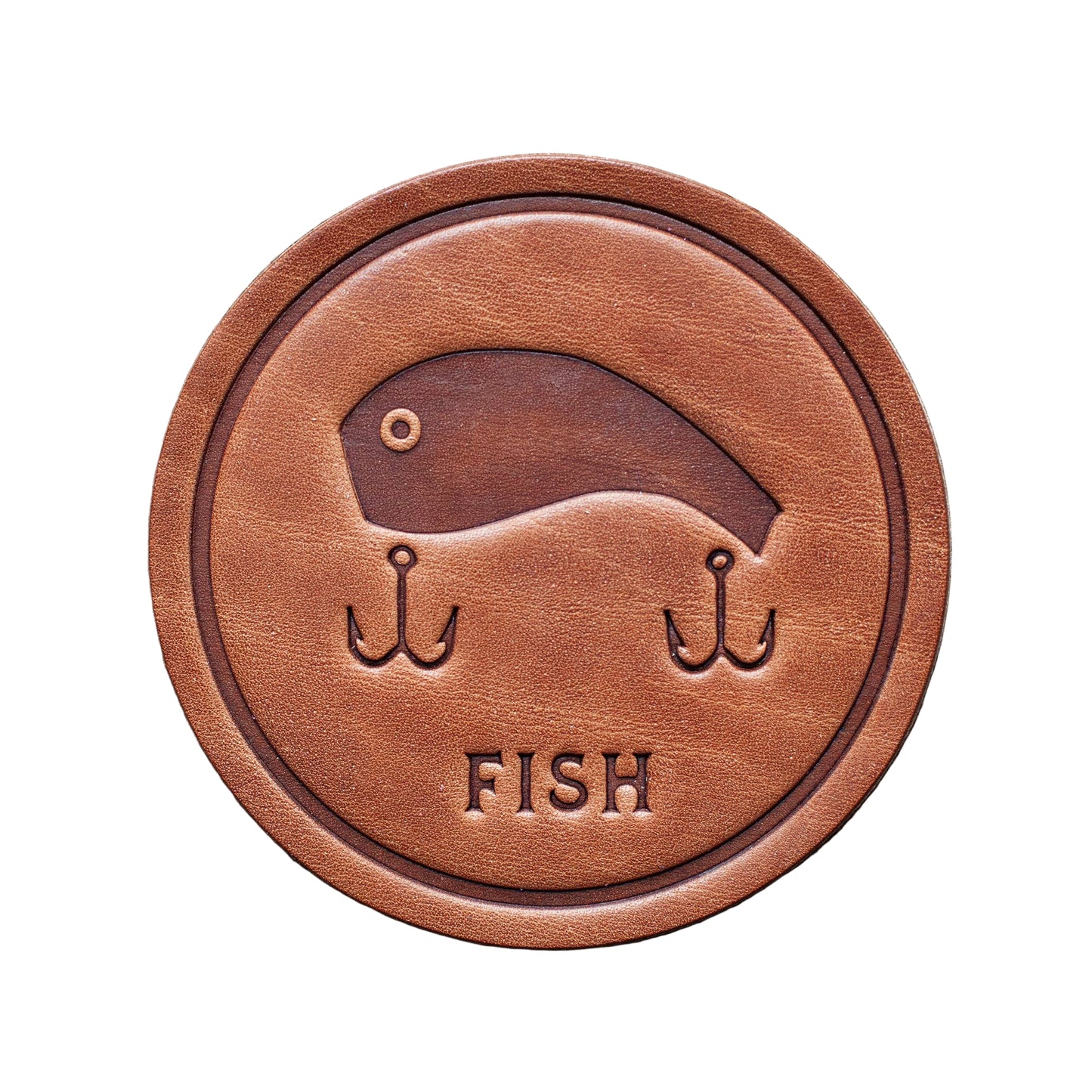 Fish Leather Coaster