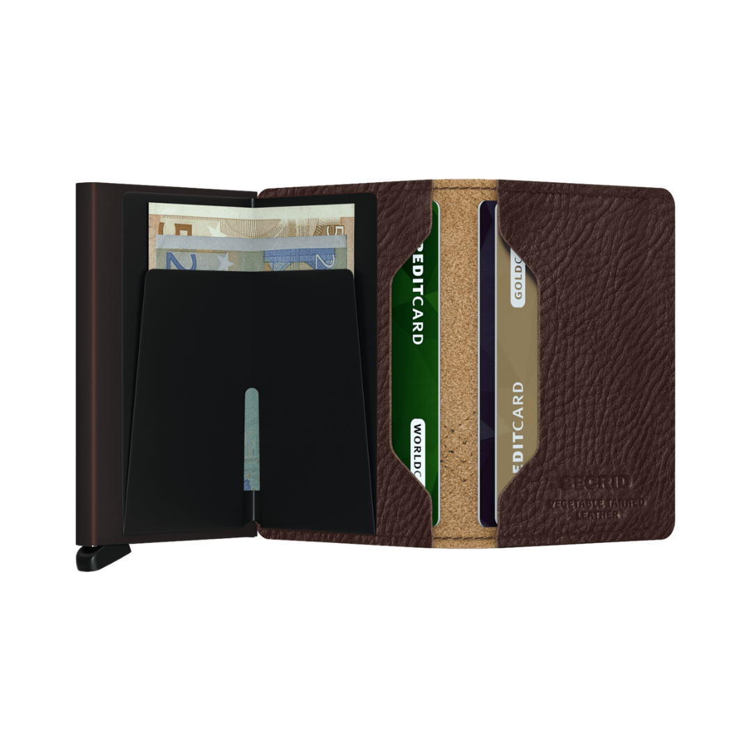 Secrid Stitch Linea Espresso Slimwallet
