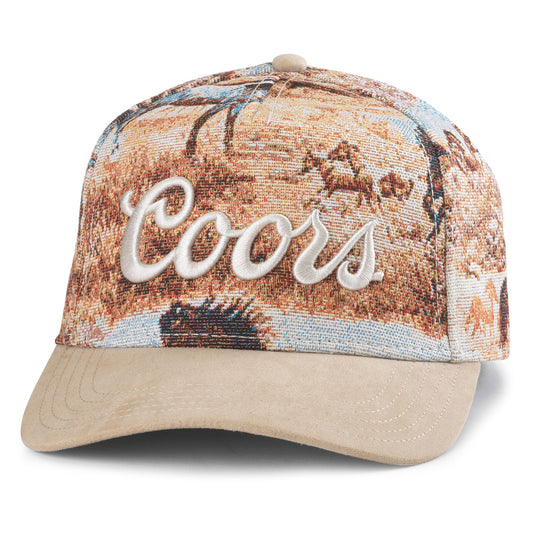 Coors Embroidered Horses Snapback Hat
