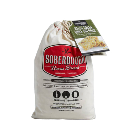 Soberdough Hatch Green Chile Cheddar Brew Bread