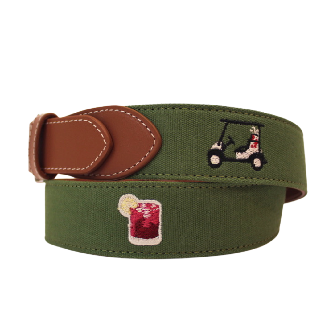 Roostas The Turn Drink Embroidered Belt