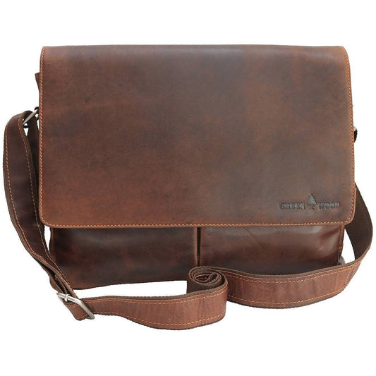 Leather Shoulder Laptop Bag