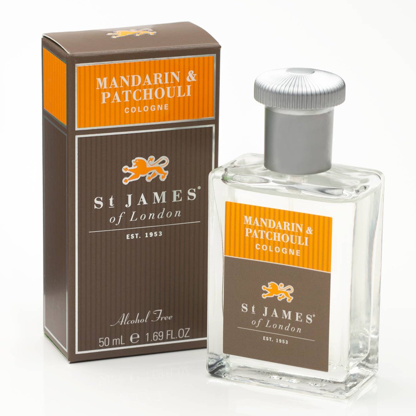 Mandarin & Patchouli Cologne 50ml (alcohol-free)