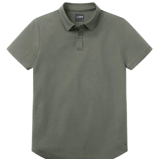 Cuts Clothing Gunmetal Signature-Fit PYCA Pro AO Polo