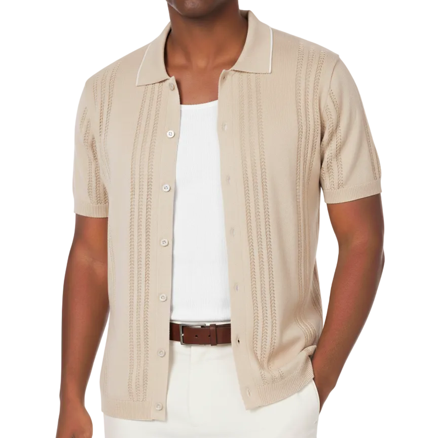 Hawk's Bay Textured Button Up Shirt