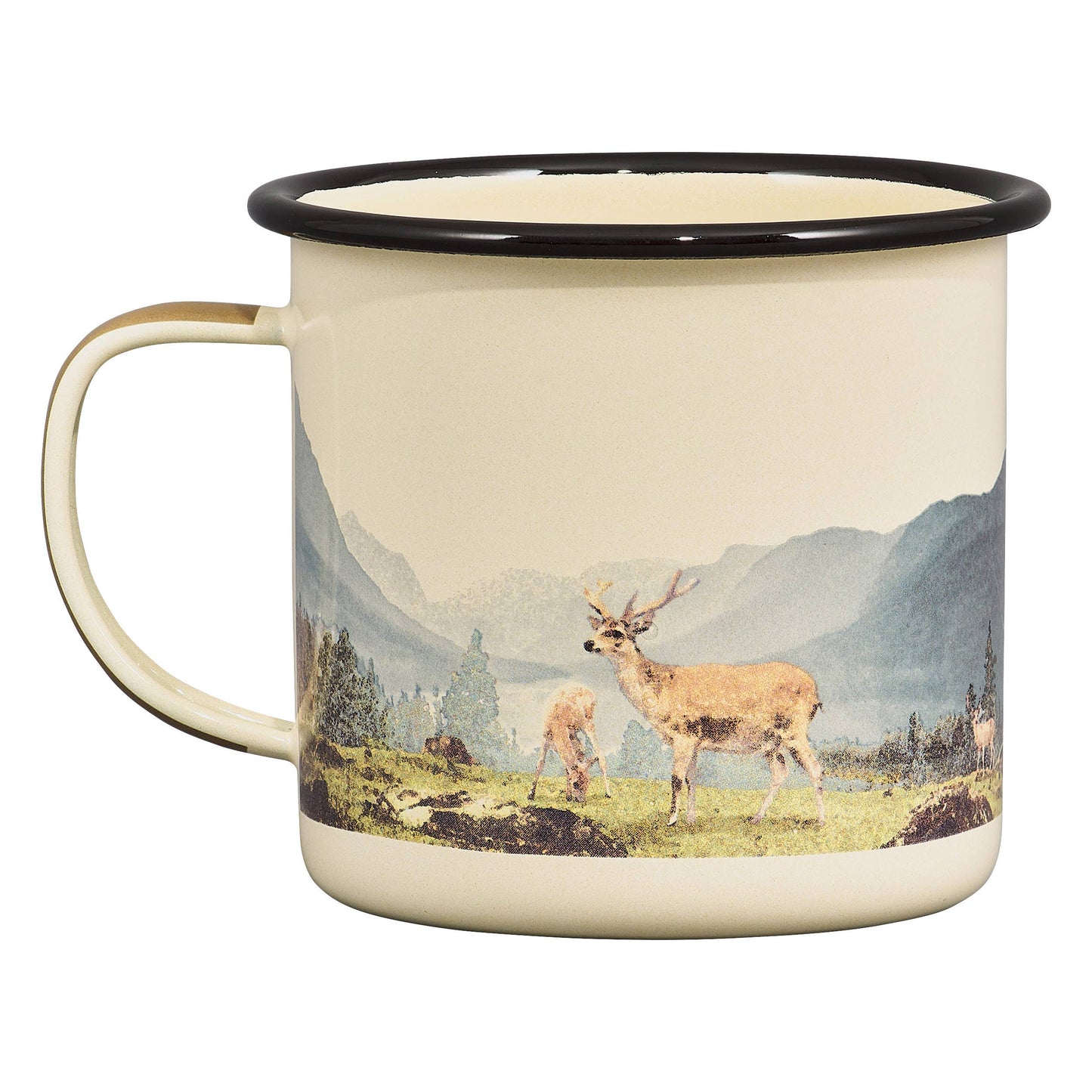 Enamel Mug - Stag, 17oz