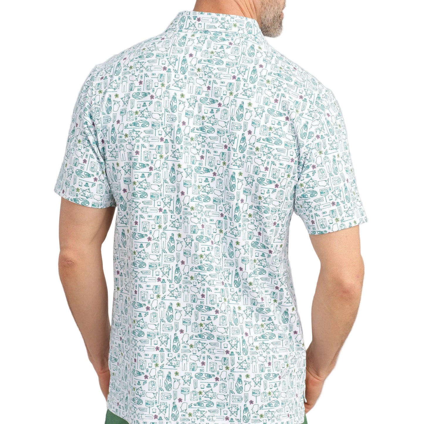 William Murray Golf Green Blazer Groove Polo