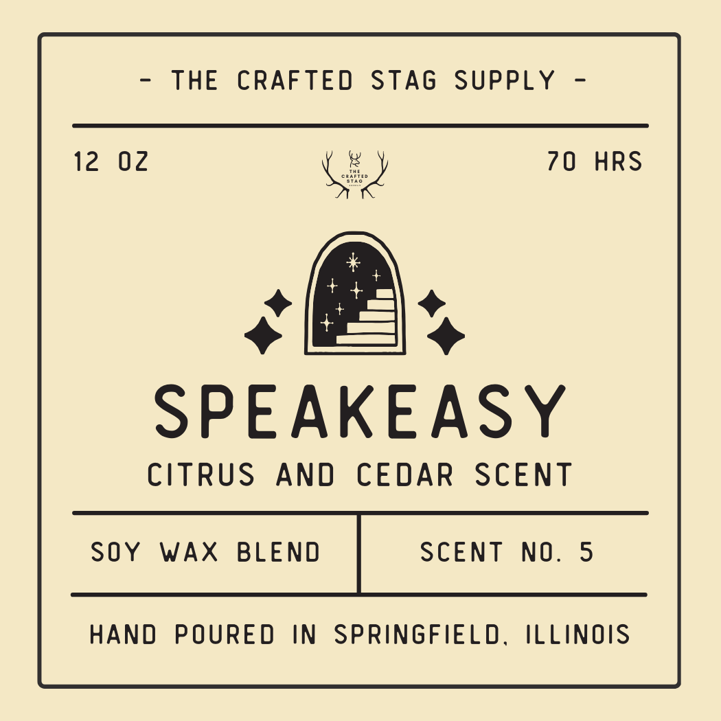 The Crafted Stag Supply 12 oz Candle