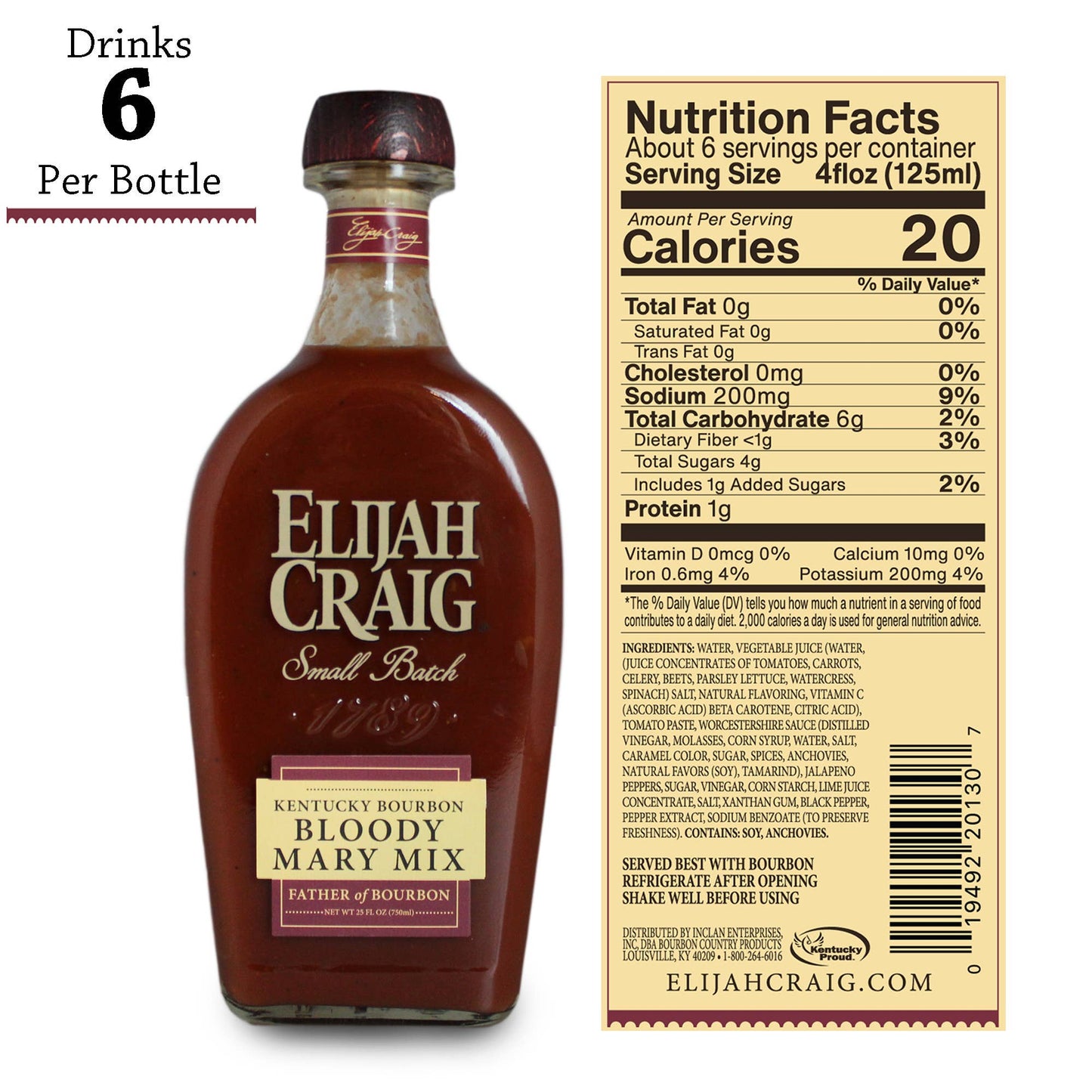 Elijah Craig Bloody Mary Mix (750ML)