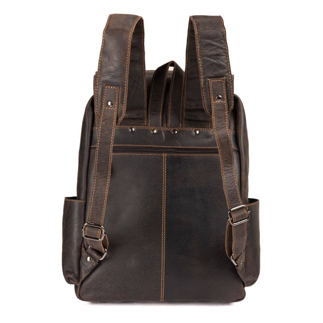 Leather Vintage Backpack Scott- Unisex GW6809