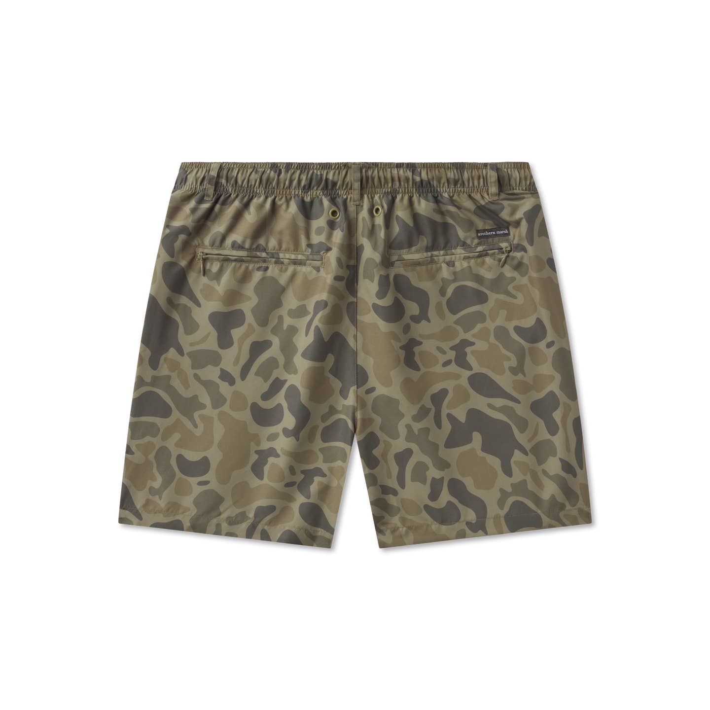 Southern Marsh Stone Brown Camo La Costa Lined Swim Hybrid Short