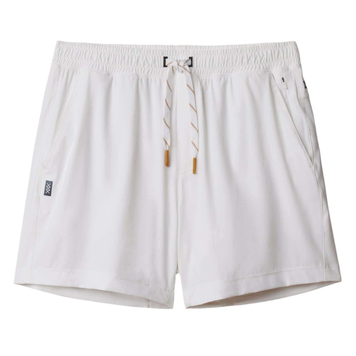 Rhone 5" Lined White Pursuit Short