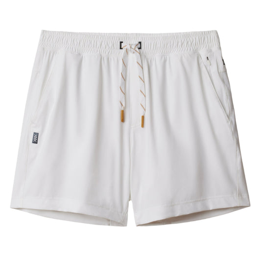 Rhone 5" Lined White Pursuit Short